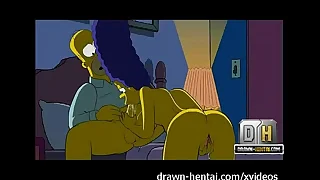 Simpsons Porn - Making love Night